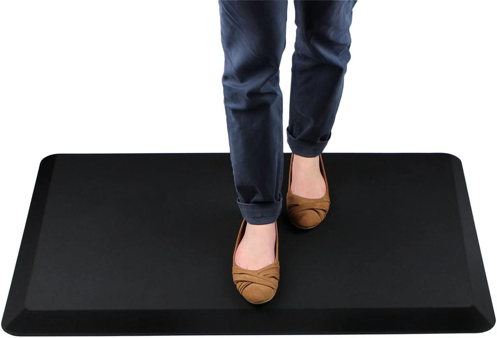 Floortex Comfort Anti-Fatigue Mat, Rectangular 16 x 24 Inches, Black