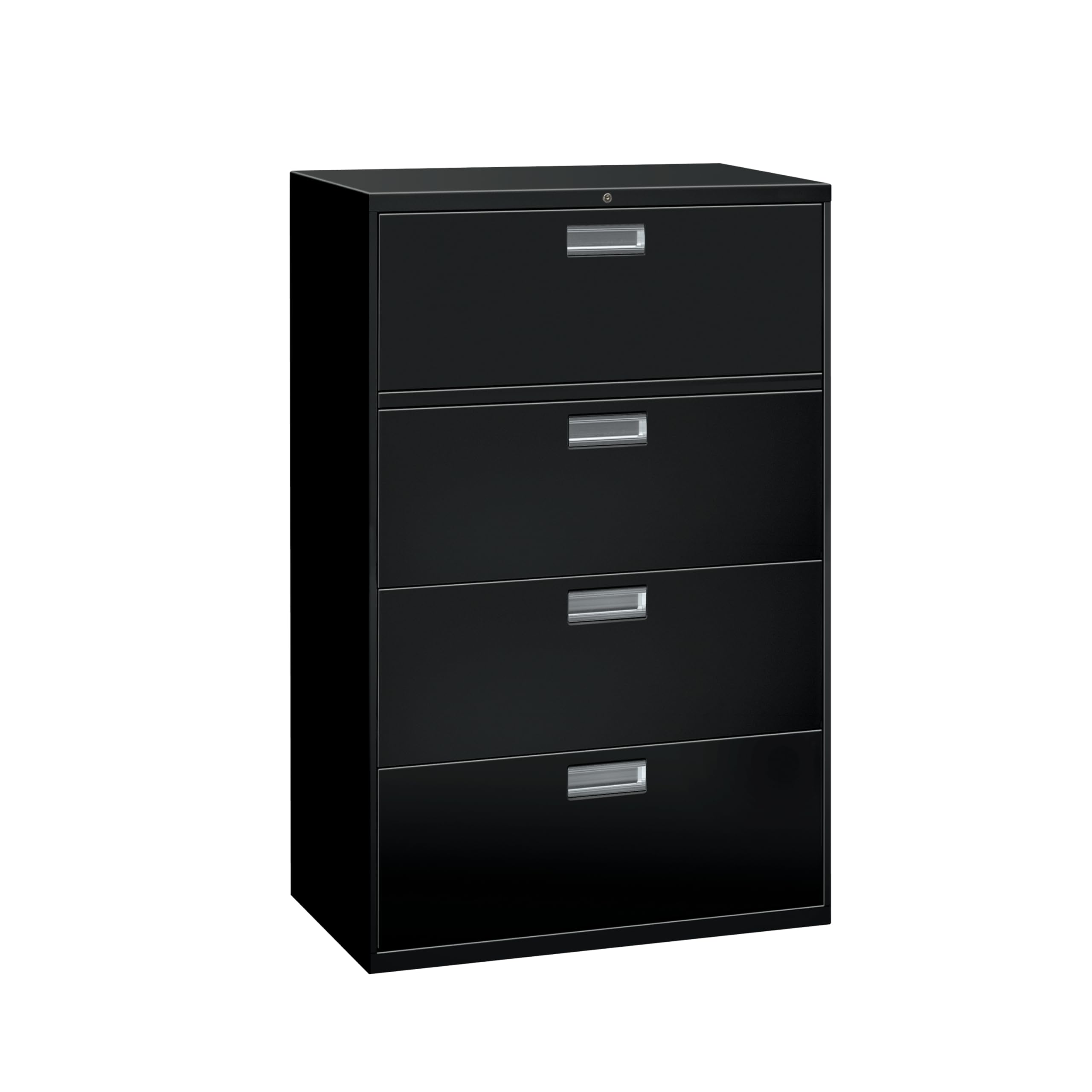 HON 5 Drawer Lateral File Cabinet with Lock, Metal Filing Cabinets for Offices, Adjustable Hangrails for A4, Legal, Letter Files, 18" Deep, Putty