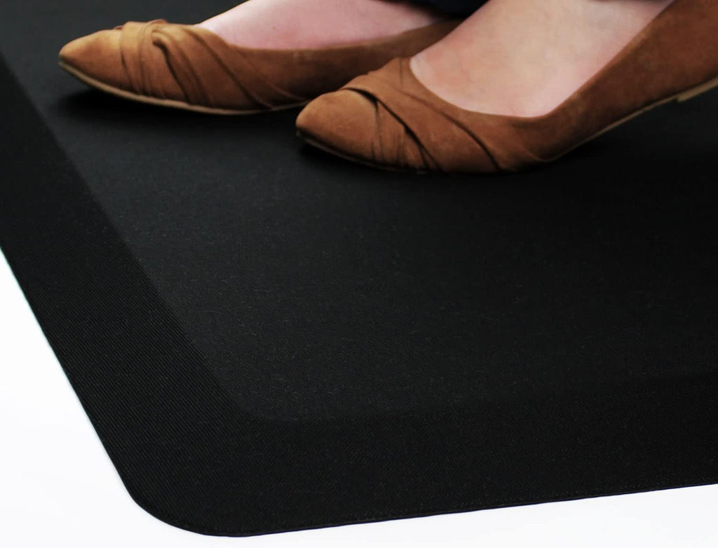 Floortex Comfort Anti-Fatigue Mat, Rectangular 16 x 24 Inches, Black