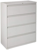Lorell 4-Drawer Lateral File, 42 by 18-5/8 by 52-1/2-Inch, Putty