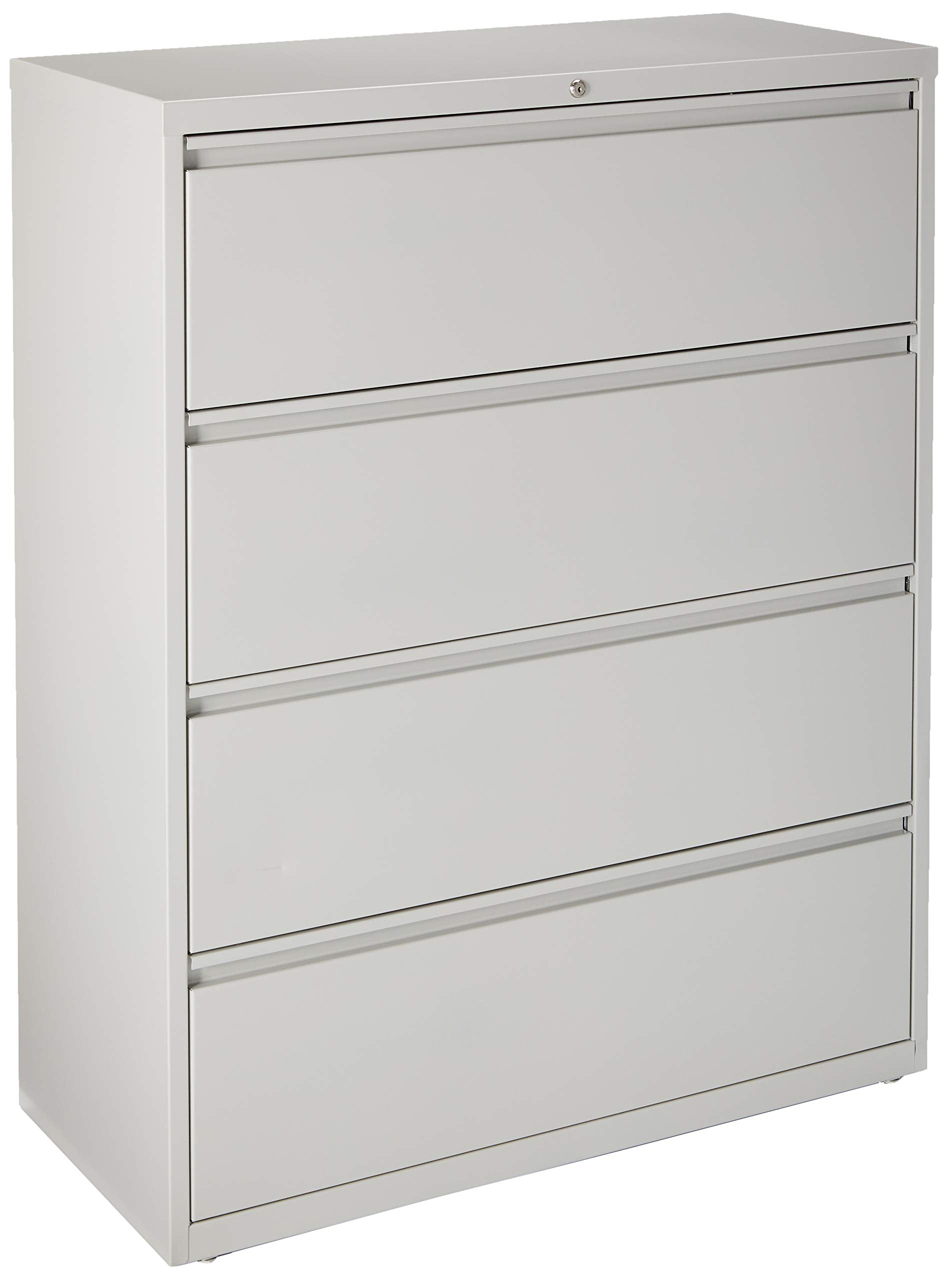 Lorell 4-Drawer Lateral File, 42 by 18-5/8 by 52-1/2-Inch, Putty