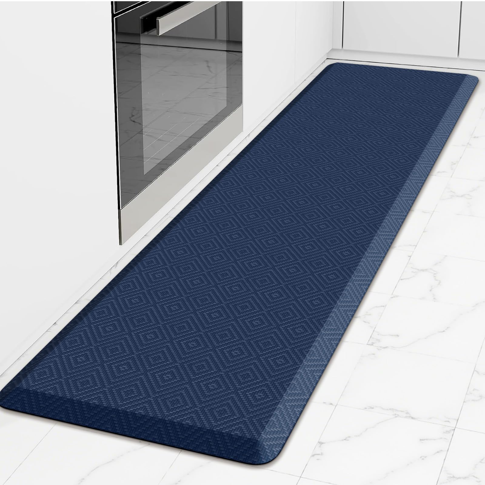Mattitude Kitchen Mat Cushioned Anti-Fatigue Floor Mat Water Resistant Non-Slip Mats and Rugs Standing and Comfort Desk Mats for House Sink Office Laundry (Beige, 17.3"x39")