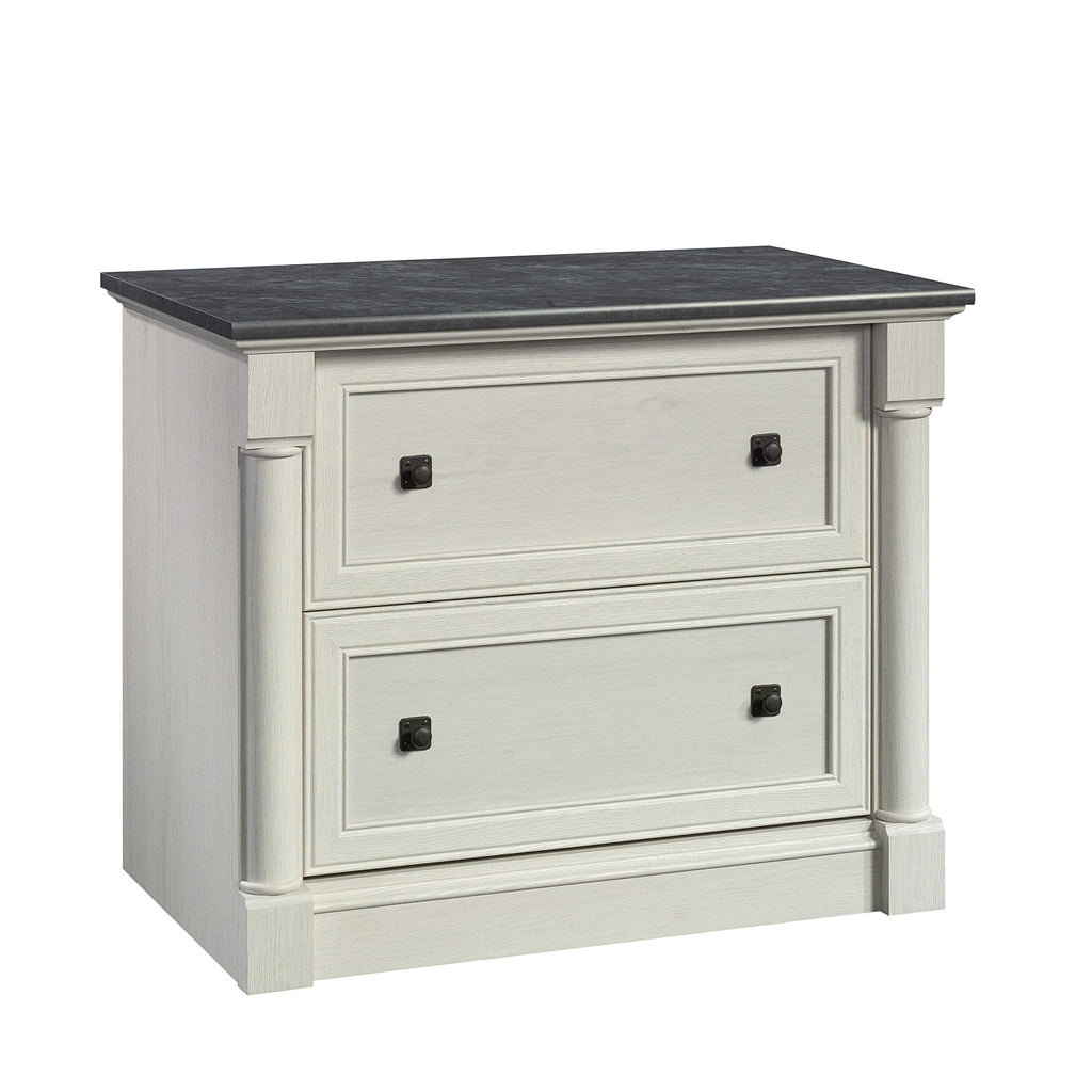 Sauder Palladia File Cabinet with 2 Drawers, Safety Mechanism, Lateral File Cabinet - Select Cherry Finish